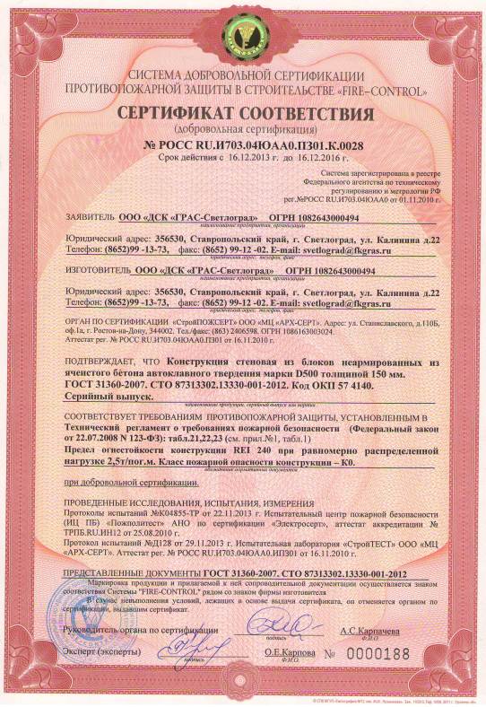 Огнестойкость